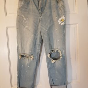 Express girlfriend jeans